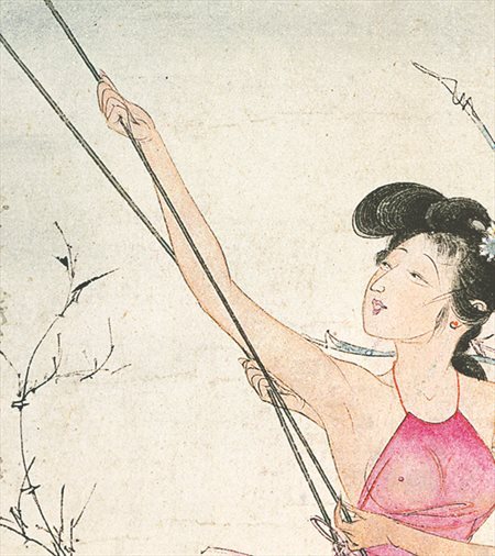 文山县-胡也佛的仕女画和最知名的金瓶梅秘戏图